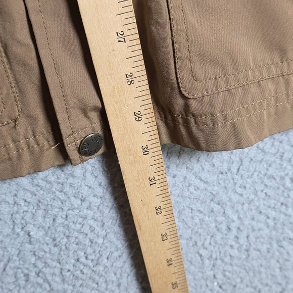 H&M Jacket Mens SIze Large Brown Field Light Parka Full Zip Hooded Fisherman - Picture 9 of 12